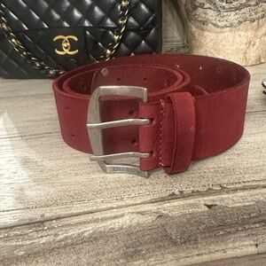 Free People Dark maroon red Suede woman’s  Belt